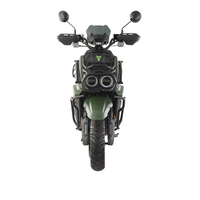 Tao Tank 200 175cc Adult Scooter, EFI Fuel Injected, Automatic Transmission, Electric Start, Front & Rear Disc Brakes, 12 Inch Spoked Rims, Dual Sport Tires
