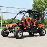 CRT Moto DF200GHA, Fully Assembled, Adult 4-Seater, Automatic Trans with Reverse, Dual Disc Brakes, Double A-Arm Suspension, Ship to your home via car carrier. only for CA, OR, WA, AZ, NV