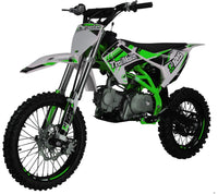 TrailMaster LK125 123cc Youth Dirt Bike, 32.89" Seat Height, 17" Front Tire, Electric Start, Inverted Shocks