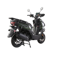 Tao Tank 200 175cc Adult Scooter, EFI Fuel Injected, Automatic Transmission, Electric Start, Front & Rear Disc Brakes, 12 Inch Spoked Rims, Dual Sport Tires