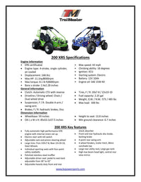 Trailmaster Eagle 200XRS Buggy / Go Kart Full Size Youth and Adult cart ages 13 and up.  Off road High Torque Higher Reveving Motor
