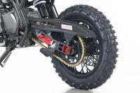 Tao MT-DB20 110cc Youth Dirt Bike, Automatic, Electric Start, Gold Drive Chain, Folding Adjustable Levers, Color Matched Grips, Off Road Only