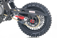 Tao MT-DB20 110cc Youth Dirt Bike, Automatic, Electric Start, Gold Drive Chain, Folding Adjustable Levers, Color Matched Grips, Off Road Only