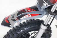 Tao MT-DB20 110cc Youth Dirt Bike, Automatic, Electric Start, Gold Drive Chain, Folding Adjustable Levers, Color Matched Grips, Off Road Only