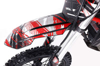 Tao DBX1 140cc Youth Dirt Bike, 4 Speed Manual, Twin Spar Frame, Front & Rear Disc Brakes, Silver Front Forks, Folding Adjustable Levers, Off Road Only