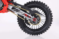 Tao DBX1 140cc Youth Dirt Bike, 4 Speed Manual, Twin Spar Frame, Front & Rear Disc Brakes, Silver Front Forks, Folding Adjustable Levers, Off Road Only