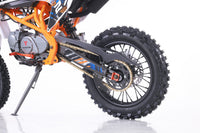 Tao DB27 125cc Youth Dirt Bike, 4 Speed Manual, Kick Start, Powder Coated Frame, Adjustable Levers, Gripper Seat, Off Road Only