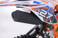 Tao DB27 125cc Youth Dirt Bike, 4 Speed Manual, Kick Start, Powder Coated Frame, Adjustable Levers, Gripper Seat, Off Road Only