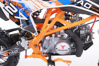 Tao DB27 125cc Youth Dirt Bike, 4 Speed Manual, Kick Start, Powder Coated Frame, Adjustable Levers, Gripper Seat, Off Road Only