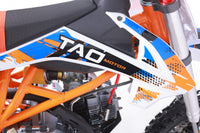 Tao DB27 125cc Youth Dirt Bike, 4 Speed Manual, Kick Start, Powder Coated Frame, Adjustable Levers, Gripper Seat, Off Road Only