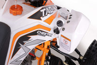 Tao Cheetah Platinum 120cc Youth ATV, Automatic with Reverse, Chrome Rims, Front & Rear Adjustable Shocks, Powder Coated Frame, Race Inspired Suspension, LED Lights