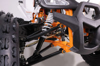 Tao Cheetah Platinum 120cc Youth ATV, Automatic with Reverse, Chrome Rims, Front & Rear Adjustable Shocks, Powder Coated Frame, Race Inspired Suspension, LED Lights