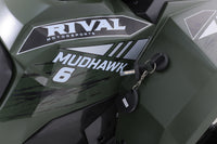 Tao Mudhawk 6 110cc Kids ATV, Automatic with Reverse, Electric Start, Throttle Limiter, Wireless Remote Kill Switch, LED Lights, Digital Gear Indicator, Rear Rack