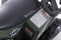 Tao Mudhawk 6 110cc Kids ATV, Automatic with Reverse, Electric Start, Throttle Limiter, Wireless Remote Kill Switch, LED Lights, Digital Gear Indicator, Rear Rack