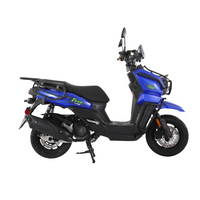 Tao Tank 200 175cc Adult Scooter, EFI Fuel Injected, Automatic Transmission, Electric Start, Front & Rear Disc Brakes, 12 Inch Spoked Rims, Dual Sport Tires