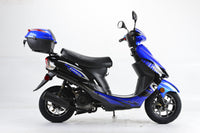 Gator 50-S3 49.4cc Adult Scooter, LED Headlights, Rear Double Shocks, Top Speed: 25mph. Not for public road