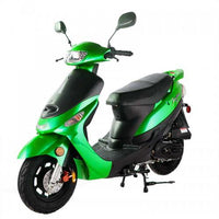 Tao Pony 50 49cc Adult Scooter, Fully Automatic, Electric Start, Kick Start Backup, Front & Rear Disc Brakes, 1.8 HP Engine, CDI Ignition