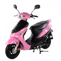 Tao Pony 50 49cc Adult Scooter, Fully Automatic, Electric Start, Kick Start Backup, Front & Rear Disc Brakes, 1.8 HP Engine, CDI Ignition