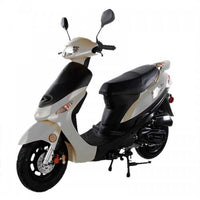 Tao Pony 50 49cc Adult Scooter, Fully Automatic, Electric Start, Kick Start Backup, Front & Rear Disc Brakes, 1.8 HP Engine, CDI Ignition