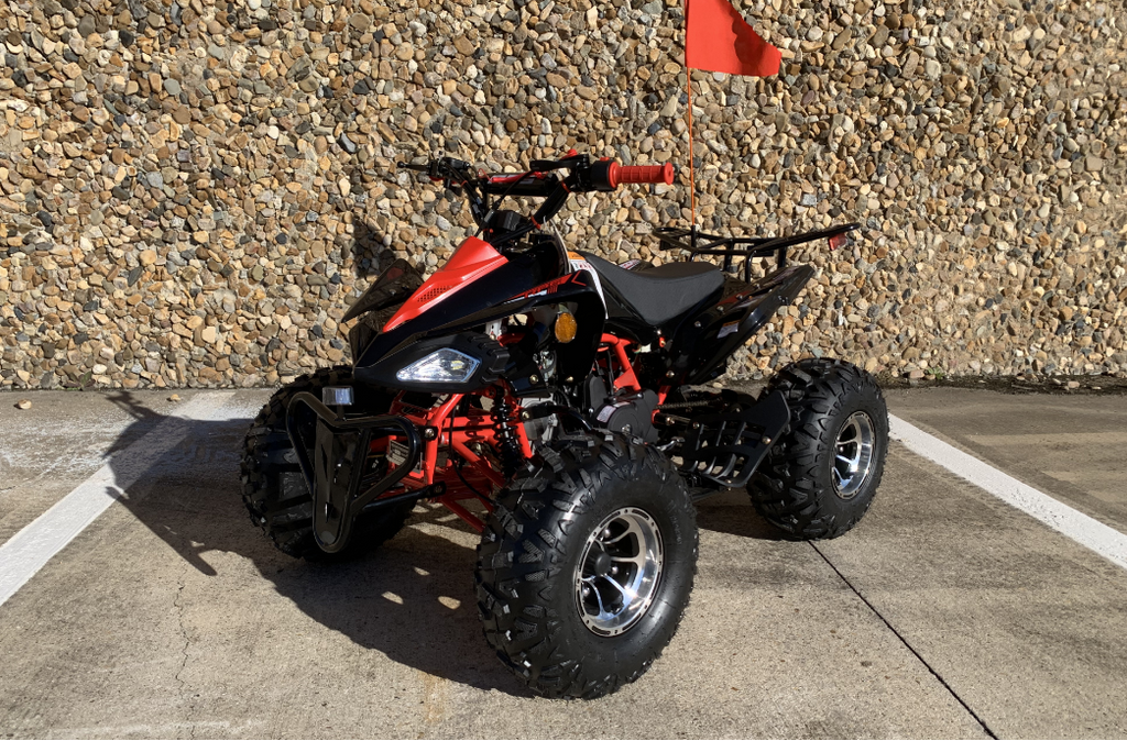 RPS Mars 125 JET 125cc 8 8" Aluminum Rim Sport Style ATV with Free Battery Charge, up to $49 value