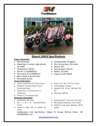 Trailmaster Ultra Blazer 4-200EX EFI Buggy Go kart, Fuel Injected 4 seater, Great Trail runner, Family Fun