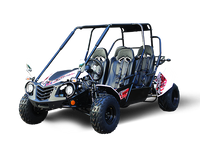 TrailMaster Blazer 4-200X Off Road Adult Buggy Go kart four seater. High Back Seats with race style harness