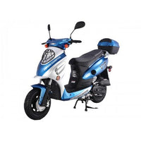 Tao VIP 50 49cc Adult Scooter, Fully Automatic, Electric Start, Kick Start Backup, Front Disc Brake, 10 Inch Wheels, Under Seat Storage