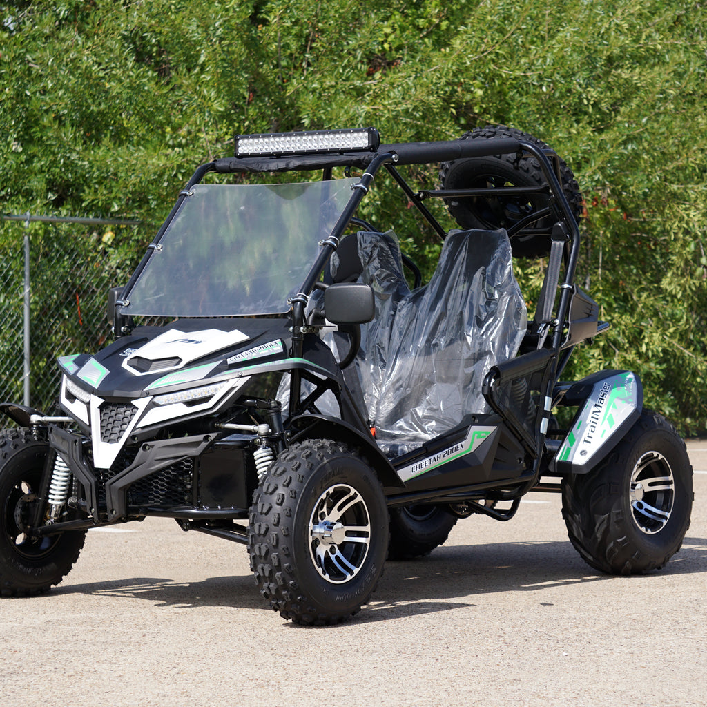 Trailmaster Cheetah 200X Off Road UTV / Go Kart / Full size Youth and Adults, Upgraded Suspension