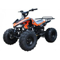 Tao Cheetah G125 Race Style, 107cc Sport Model Ultra Quad - Fully Automatic with Reverse - 19" Tires. CA Legal