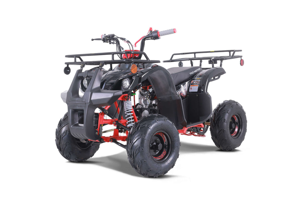 Tao D125 107cc Youth ATV, Automatic with Reverse, Electric Start, Coil Over Shocks, Front & Rear Brakes, Remote Kill, Speed Limiter