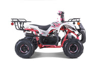 Tao D125 107cc Youth ATV, Automatic with Reverse, Electric Start, Coil Over Shocks, Front & Rear Brakes, Remote Kill, Speed Limiter