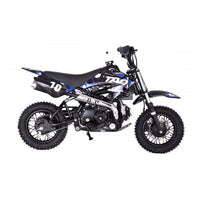 Tao DB10 107cc Youth Dirt Bike, Fully Automatic, Electric Start, Speed Governor, Adjustable Rear Shock, 10 Inch Wheels, Off Road Only