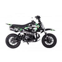 Tao DB10 107cc Youth Dirt Bike, Fully Automatic, Electric Start, Speed Governor, Adjustable Rear Shock, 10 Inch Wheels, Off Road Only