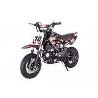 Tao DB10 107cc Youth Dirt Bike, Fully Automatic, Electric Start, Speed Governor, Adjustable Rear Shock, 10 Inch Wheels, Off Road Only