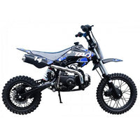 Tao DB14 110cc Youth Dirt Bike, Semi-Automatic, Kick Start, Adjustable Rear Shock, 14 Inch Front Wheel, Off-Road Tires, Off Road Only