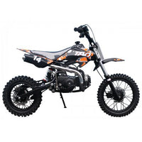 Tao DB14 110cc Youth Dirt Bike, Semi-Automatic, Kick Start, Adjustable Rear Shock, 14 Inch Front Wheel, Off-Road Tires, Off Road Only