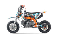 Tao MT-DB20 110cc Youth Dirt Bike, Automatic, Electric Start, Gold Drive Chain, Folding Adjustable Levers, Color Matched Grips, Off Road Only