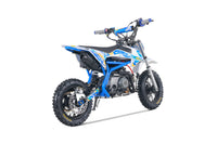 Tao MT-DB20 110cc Youth Dirt Bike, Automatic, Electric Start, Gold Drive Chain, Folding Adjustable Levers, Color Matched Grips, Off Road Only