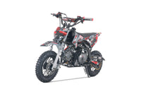 Tao MT-DB20 110cc Youth Dirt Bike, Automatic, Electric Start, Gold Drive Chain, Folding Adjustable Levers, Color Matched Grips, Off Road Only