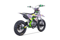 Tao DB24 110cc Youth Dirt Bike, Semi-Automatic, Hydraulic Disc Brakes, Folding Adjustable Levers, Silver Front Forks, Off Road Only