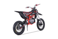 Tao DB27 125cc Youth Dirt Bike, 4 Speed Manual, Kick Start, Powder Coated Frame, Adjustable Levers, Gripper Seat, Off Road Only