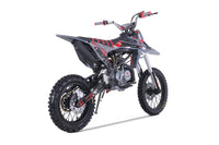 Tao DB27 125cc Youth Dirt Bike, 4 Speed Manual, Kick Start, Powder Coated Frame, Adjustable Levers, Gripper Seat, Off Road Only