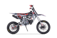 Tao DBX1 140cc Youth Dirt Bike, 4 Speed Manual, Twin Spar Frame, Front & Rear Disc Brakes, Silver Front Forks, Folding Adjustable Levers, Off Road Only