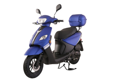 TrailMaster Flash 50, 49cc Scooter/Moped, Electric Start, Automatic, Locking Trunk, Top Speed: 25mph