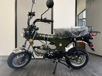 Amigo Trail 125 Tribute, 125cc 4 Speed Manual 6.5 HP, Full light package. CA Legal (Special price for 2022 model).