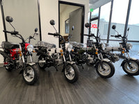 Amigo Trail 125 Tribute, 125cc 4 Speed Manual 6.5 HP, Full light package. CA Legal (Special price for 2022 model).