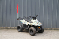 RPS Dinosaur ATV110-6S Youth Hunter Style ATV - 110cc, Automatic Transmission, Rear Rack, Electric Start, Thumb Throttle with Free Battery Charge, up to $49 value