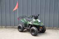 RPS Dinosaur ATV110-6S Youth Hunter Style ATV - 110cc, Automatic Transmission, Rear Rack, Electric Start, Thumb Throttle with Free Battery Charge, up to $49 value