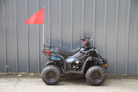 RPS Dinosaur ATV110-6S Youth Hunter Style ATV - 110cc, Automatic Transmission, Rear Rack, Electric Start, Thumb Throttle with Free Battery Charge, up to $49 value