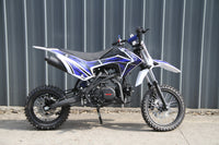 RPS 110CC Dirt Bike Off Road, dual disc brakes, 30-inch seat height, 14-inch front tire